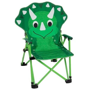 Kids Outdoor Folding Arm Chair Steel Frame (Choose Dinosaur or Llama) - Picture 1 of 20