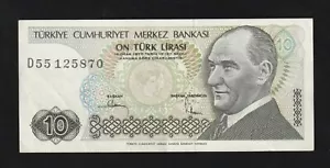 Turchia, 10 Lire, P-193a, 1979, XF+ Banconota - Foto 1 di 2