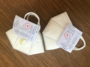 15 New Certified Face Covers with Breathing Element Safe USA - Picture 1 of 5