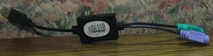 Adesso Stecker USB auf Dual PS/2 Tastatur und Maus Adapter - ADP-PU21 - Bild 1 von 5