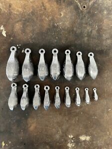 Fishing Bank Sinkers/Weights 1oz - 24oz Pick Your SIze.
