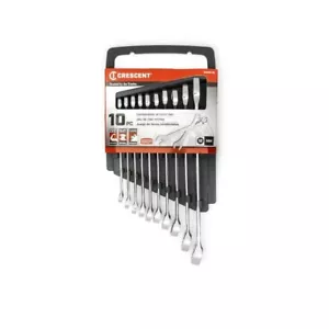 Crescent CCWS3 10 Piece Metric Combination 12 Point Wrench Set 8MM - 19MM - Picture 1 of 2