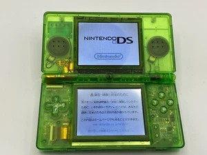 Consola Nintendo DS Lite verde personalizada transparente transparente transparente con lápiz óptico y cargador - Imagen 1 de 8
