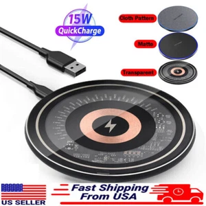 15W Fast Charging Pad Wireless Charger For Motorola Razr 40 Ultra Edge 30 Neo - Picture 1 of 17