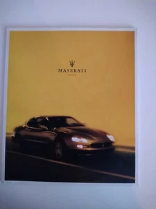 MASERATI 4.2 V8 COUPE UK Market Sales Brochure October 2002 - Picture 1 of 1