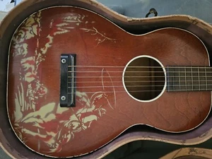 Silvertone Cowboy Guitar 1958/1959 With Original Case - Picture 1 of 22
