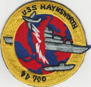 Vietnam era USN US Navy USS Haynsworth DD-700 destroyer patch Japanese made - Picture 1 of 2