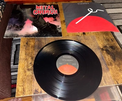 METAL CHURCH -S/T (1985 VINYL LP w/INSERT) Seattle Heavy Power metal - Image 1 of 4