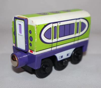 RARE EXPRESS PASSENGER CAR CHUGGINGTON WOODEN RAILWAY THOMAS TRAIN TOY TOMY UK - Image 1 of 4