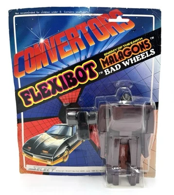Select Convertors Flexibot Malagons BAD WHEELS Robot Action Figure - SEALED - Image 1 of 4