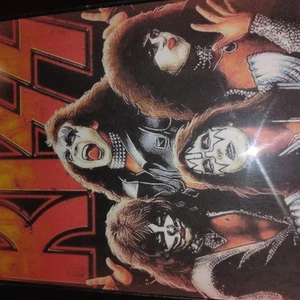 Vintage Carnival Prize Mirror 11"x14" KISS band 1991 Tour Original - Picture 1 of 1