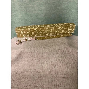 Cuchillo Sheffield Cake Brides mango de porcelana acero inoxidable pintado a mano Inglaterra - Imagen 1 de 9