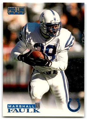 1996 Pro Line Marshall Faulk Indianapolis Colts #43 - Image 1 of 2