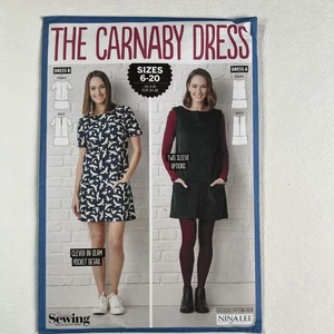The Carnaby Dress Simply Sewing Pattern Sizes US 4-18 UNCUT New Nina Lee - Picture 1 of 4