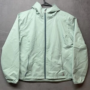 Avalanche Outdoor Hooded Jacket Womans XL Green Weather Shield Rain Jacket - Picture 1 of 13