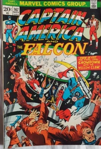 Marvel CAPTAIN AMERICA UND DER FALKE #167 (November 1973) Sal Buscema S. Engleha - Bild 1 von 2