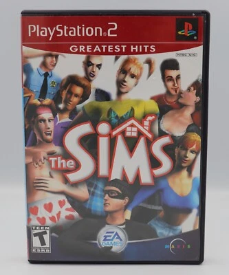 The Sims (Greatest Hits) Sony PlayStation 2 PS2 Game CIB Complete Used - Image 1 of 4