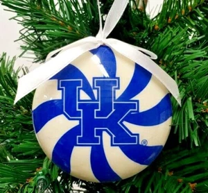 *MUSTERVERKAUF* KENTUCKY WILDCATS PFEFFERMINZ DESIGN LEICHTE ORNAMENT 3" - Bild 1 von 1