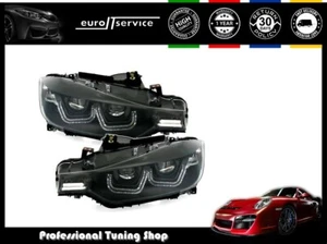 SET HEADLIGHTS VP514 For BMW 3 F30 F31 2011 2012 2013 2014 2015 2016- BLACK - Picture 1 of 6