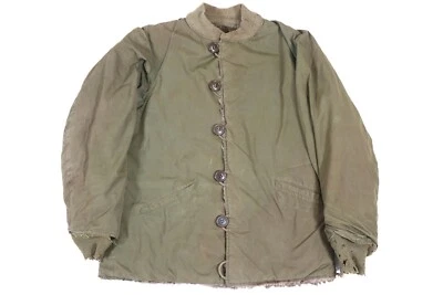 Chaqueta Field Pile de EE. UU. WWII M-1943 con forro de piel M42 WW2 Parka Uniforme Foto 1 de 4