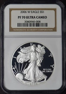 2006-W American Silver Eagle - NGC PF70 Ultra Cameo - ✪COINGIANTS✪ - Picture 1 of 2