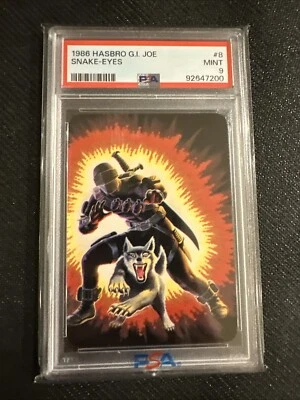 1986 Hasbro G.I. Joe Snake Eyes PSA 9 - Image 1 of 2