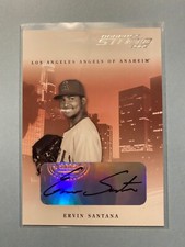 A34,318 - 2005 Studio Autographs #5 Ervin Santana