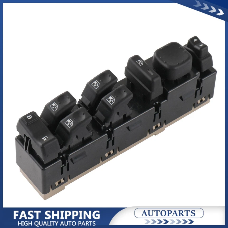 Interruptor de control de ventana de puerta del conductor delantero 15883323 para GMC Sierra Yukon 2003-2007 Foto 1 de 4