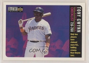 1996 Upper Deck Collector's Choice Tony Gwynn #760 HOF