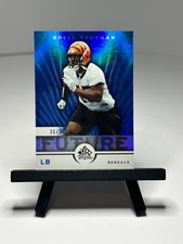 2005 Upper Deck Reflections Odell Thurman Rookie Future Blue /99 Bengals RC
