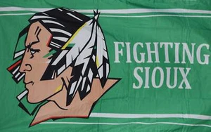 FIGHTING SIOUX 3' X 5' POLY FLAG - Picture 1 of 1