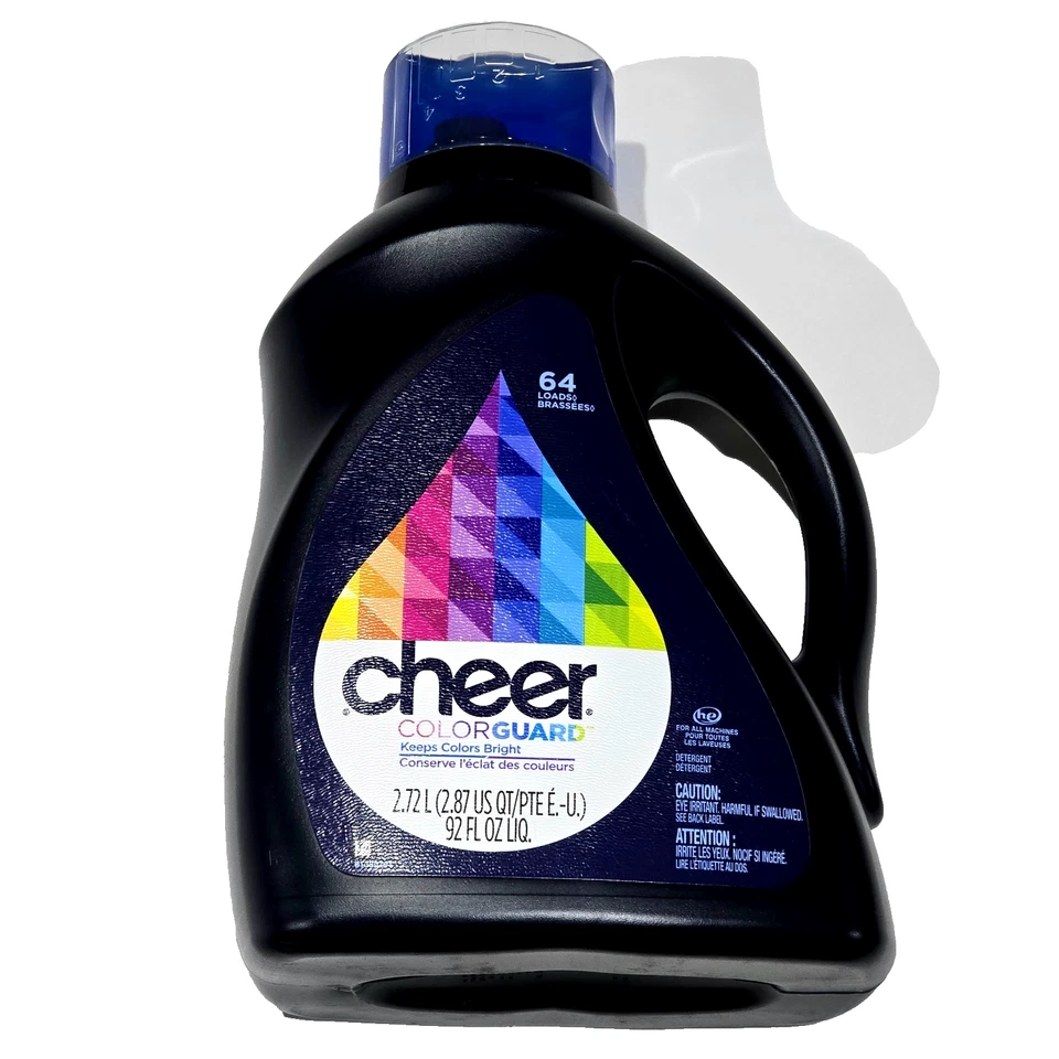 Cheer Liquid Laundry Detergent 64 Loads 92 fl oz HE 92 Fl Oz (Pack of 1)