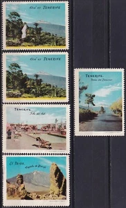 Spain poster stamp cinderella Tenerife Meca del Turismo - Picture 1 of 2