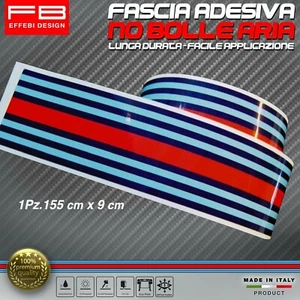 Fascia Striscia Adesiva MARTINI RACING 155x9 cm Rally Legend WRC Auto Car Moto - Picture 1 of 1