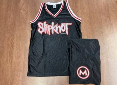 VTG NOS SLIPKNOT JERSEY Large DEADSTOCK 1999 MAGGOT CORPS MADE USA BLUE GRAPE - Image 1 of 3