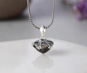 B09 Rimorchio Cono Quarzo Affumicato Braun Argento Sterling 925 Segno Bilancia - Foto 1 di 5