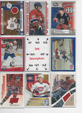 Montreal Canadiens * SERIAL #'d Rookies Autos Jerseys * ALL CARDS ARE GOOD CARDS