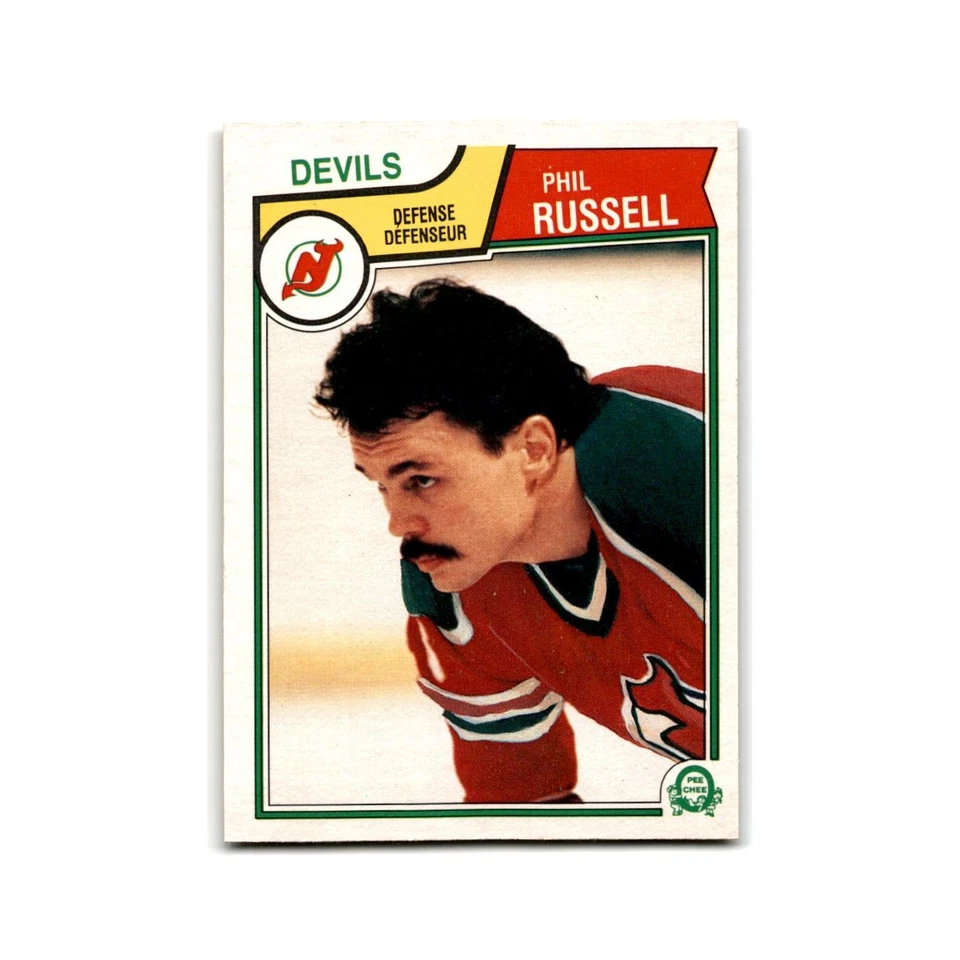 1983 O-Pee-Chee Phil Russell New Jersey Devils #237 - Image 1 of 3