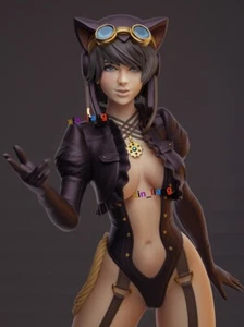 1/8 25cm Steampunk Catwoman 3D Print Figure Model Kit Unpainted Unassembled GK - Picture 1 of 3