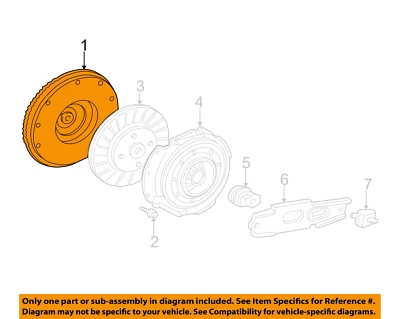 Componentes de transmisión Ford OEM 99-10 F-250 Super Duty - Volante XL3Z6375CA Foto 1 de 2