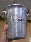 Grandin Methode Traditionnelle Mini Tin Aluminum Metal Champagne Ice Bucket Pail