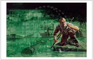 DOC SAVAGE - EL OGRO SARGAZO - REIMPRESIÓN DE PÓSTER - Imagen 1 de 1