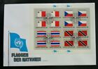 Flagge der Vereinten Nationen Malta Tschechoskovaki Thailand Trinidad und...