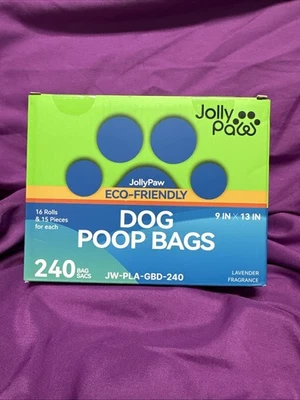 Bolsas ecológicas para caca de perro con aroma a lavanda 240 unidades con transportador Foto 1 de 4