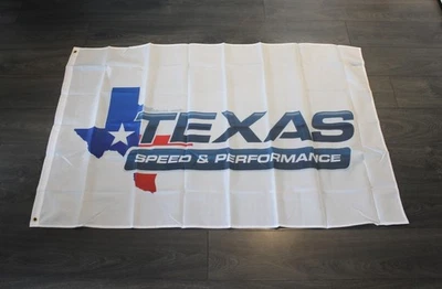 Bandera de velocidad y rendimiento de Texas bandera carreras autopartes tienda garaje mecánico Foto 1 de 4