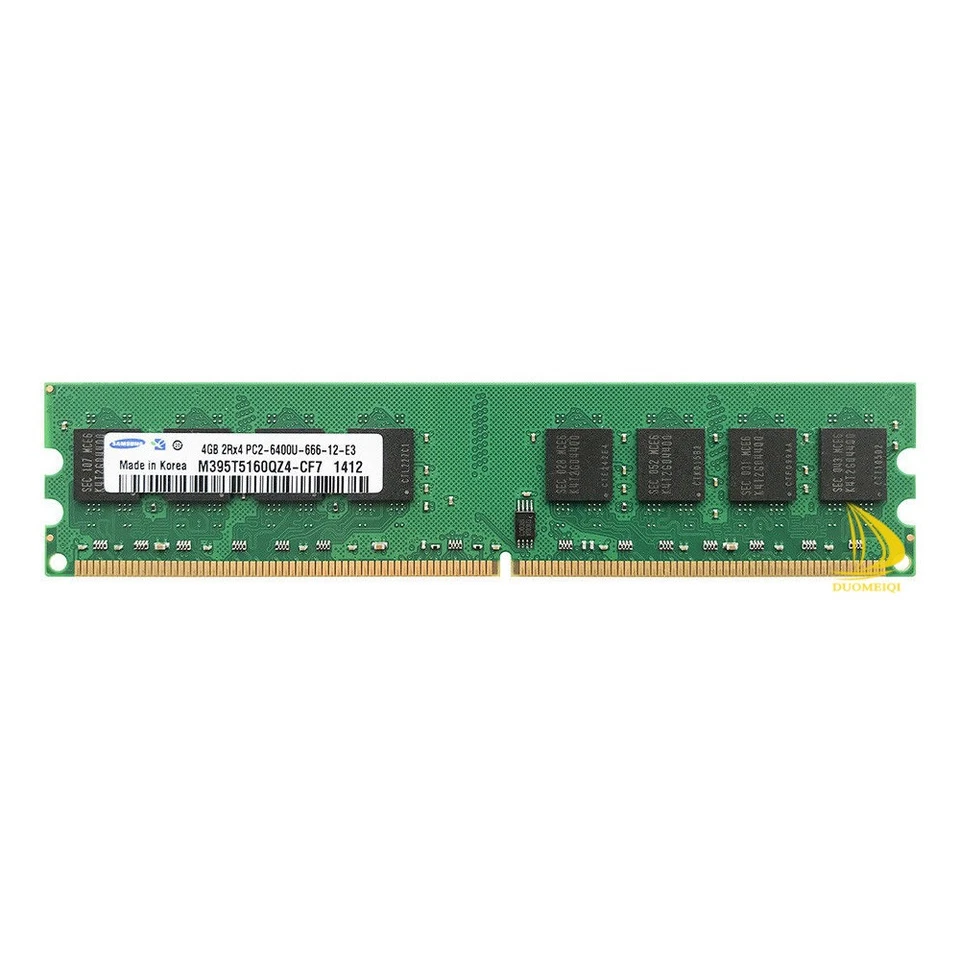 Samsung 4GB PC2-6400 DDR2 DIMM High Density Memory For AMD CPU Chipset - Image 1 of 1