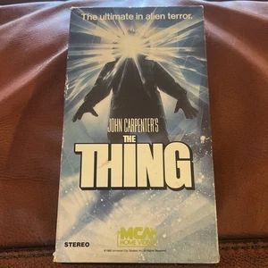 RARE MCA First Release (1987) "The Thing" (VHS 1982) OOP Horror/Sci-Fi HTF - Picture 1 of 7