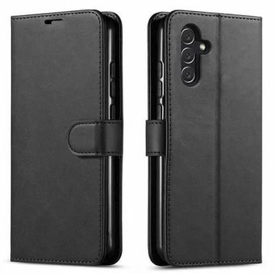 Funda tipo billetera para teléfono Samsung Galaxy A17 5G + pantalla de vidrio templado Foto 1 de 4