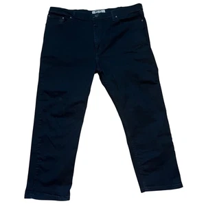 Wrangler Authentics Classic Regular Fit Flex Denim Black Jeans Mens Size 42x28 - Picture 1 of 8