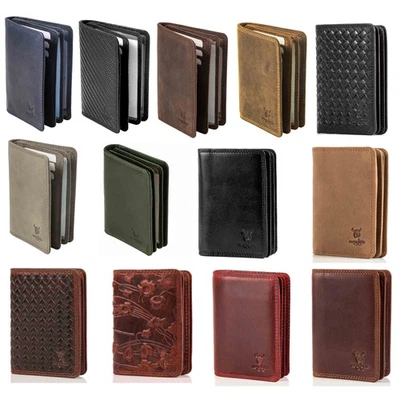 MATADOR PORTO Porta Carte di Credito in Pelle Porta Carte di Identità Porta Carte Auto Moto RFID - Immagine 1 di 4